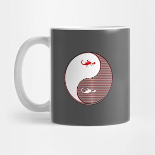 yin yang balance harmony design eastern philosophy Mug